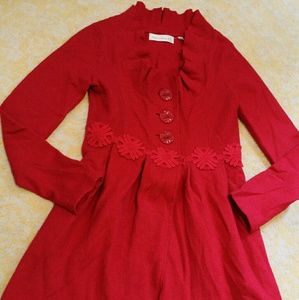 Anthropologie Wool Sweater Coat