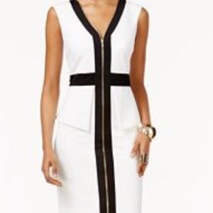 Thalia Sodi White Sleeveless Sheath Dress, 2XL