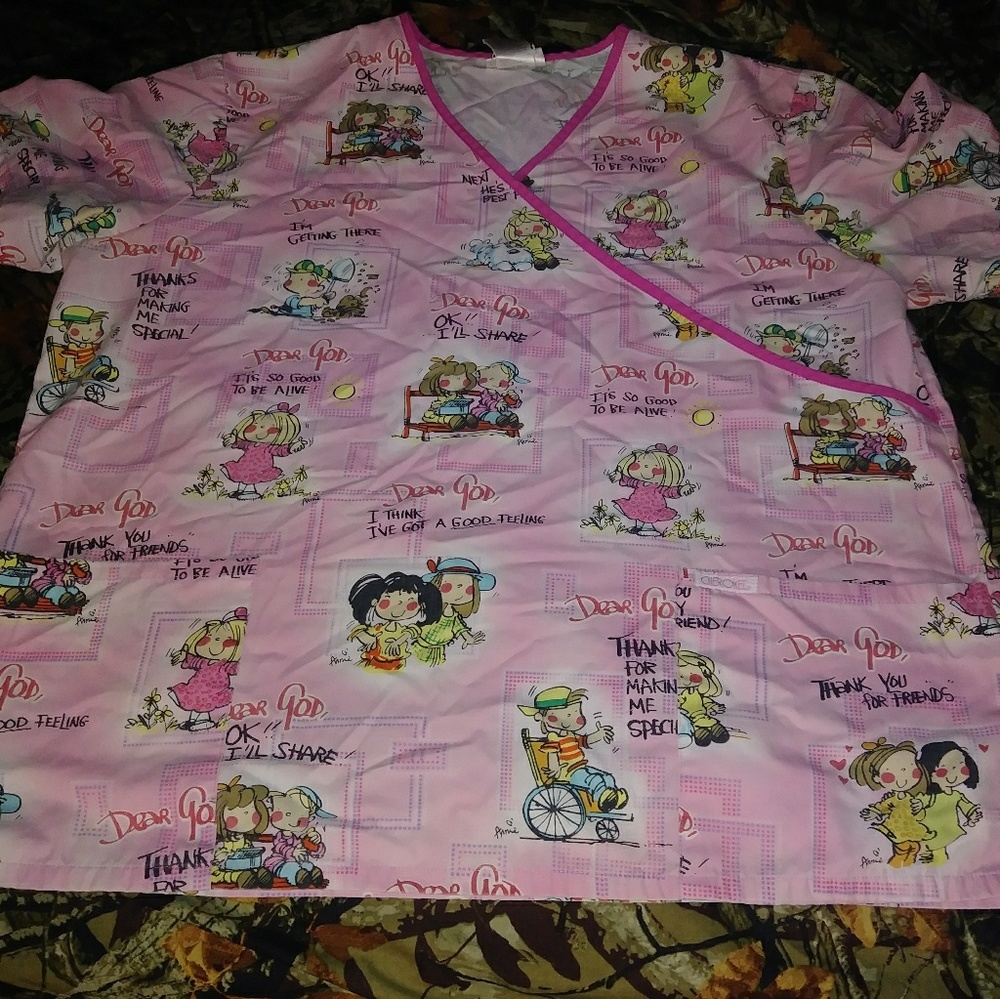 Women's scrub tops