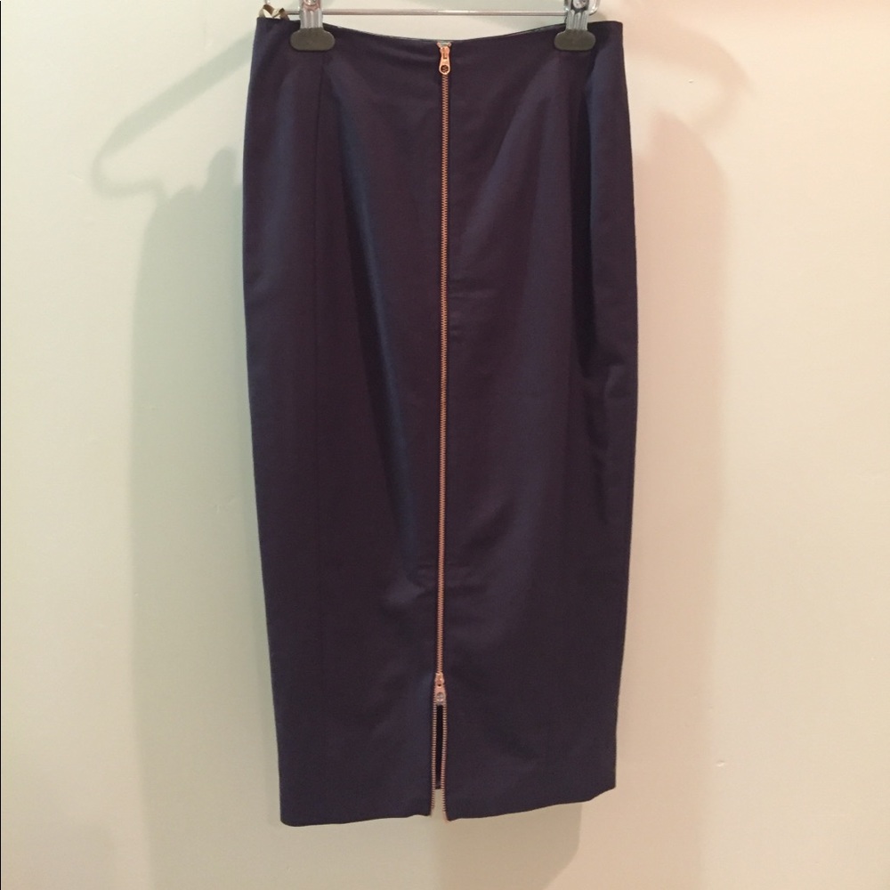 NWT Ted Baker London front zip LAVANTA skirt