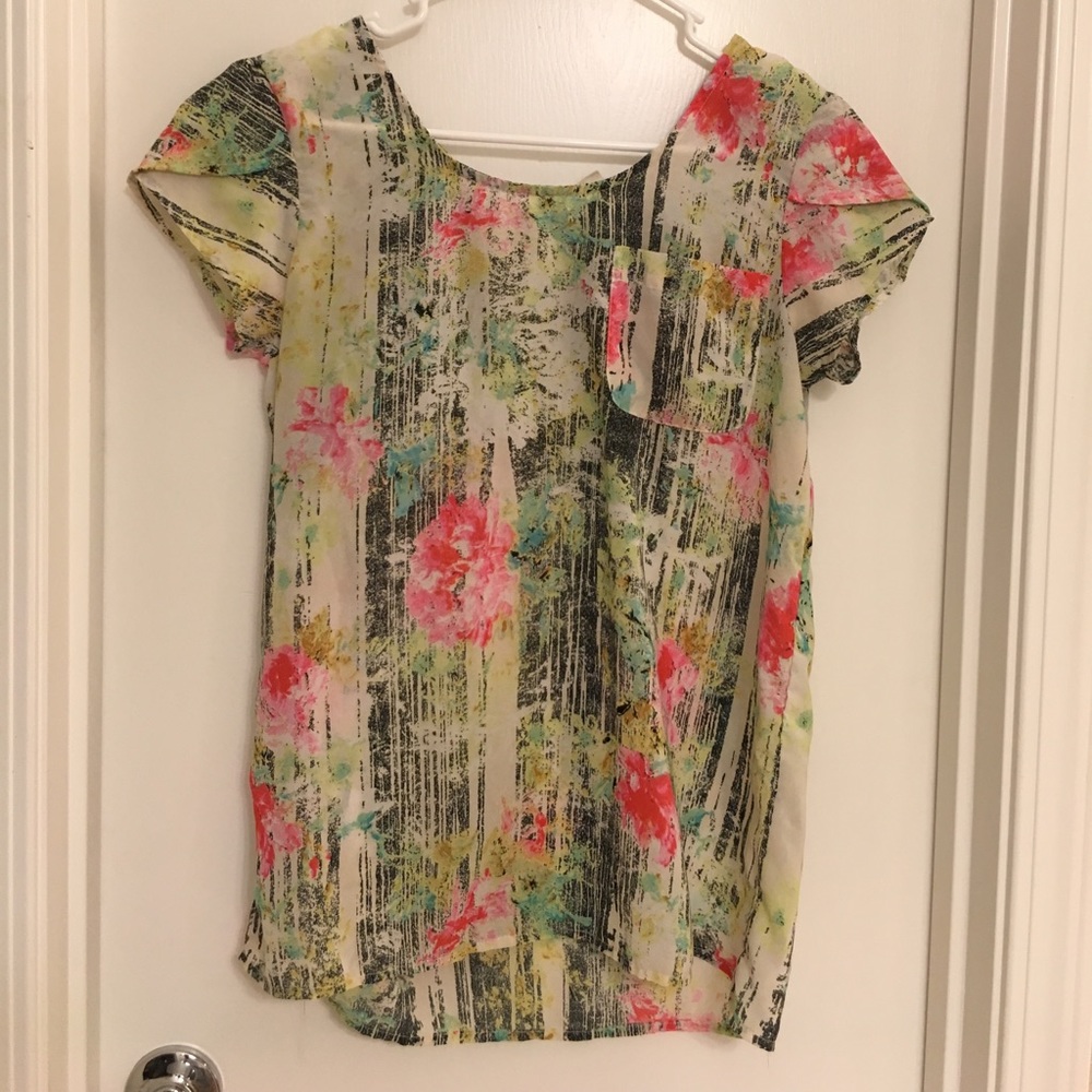 Floral Print Blouse