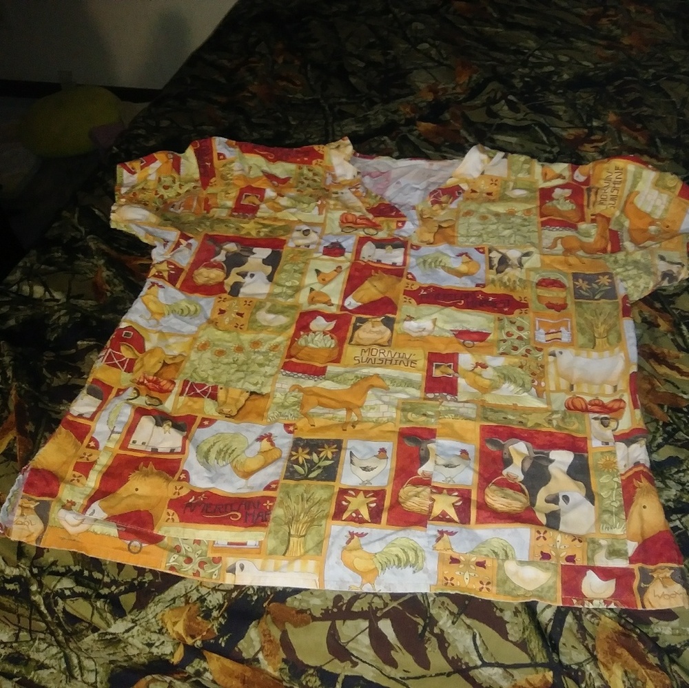 Women's scrub tops