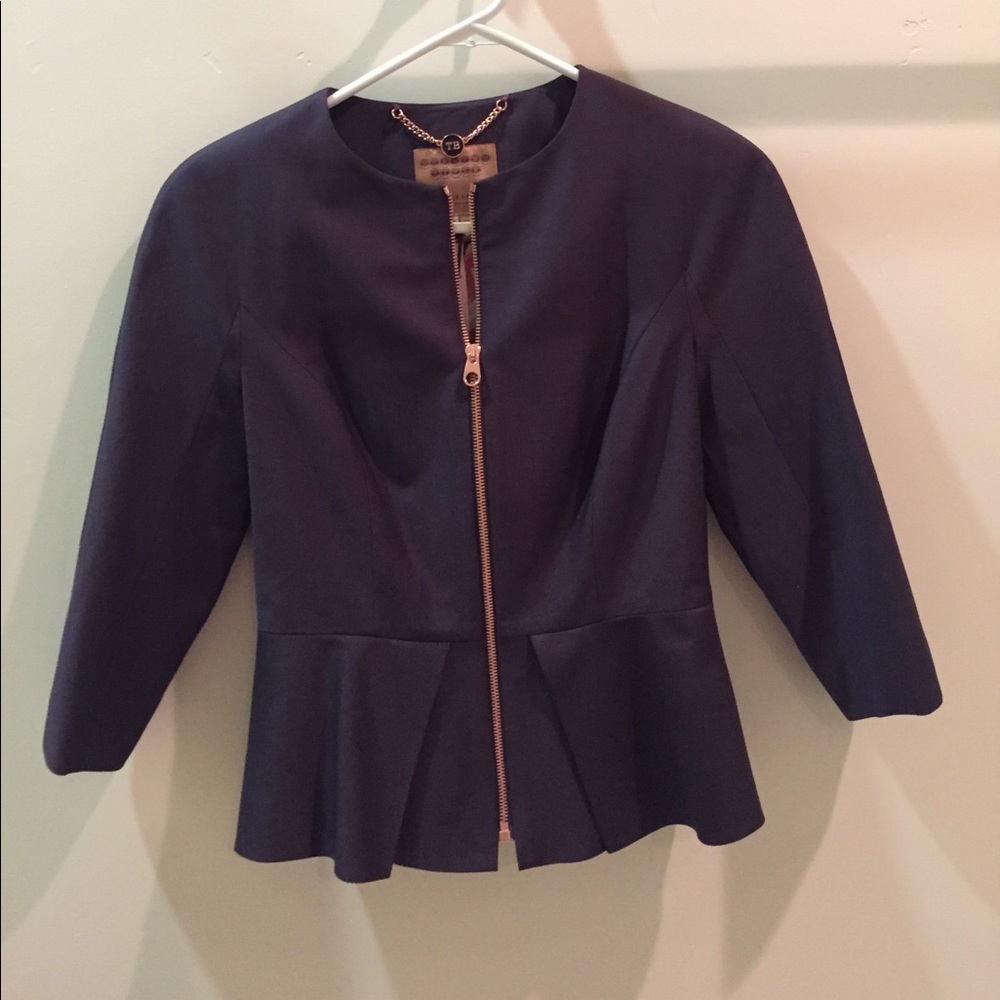 NWT Ted Baker London LAVANTA peplum Suit jacket