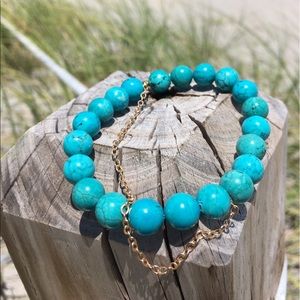 Handmade turquoise bracelet