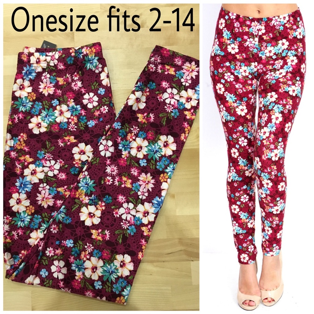 🆕 brushed floral leggings