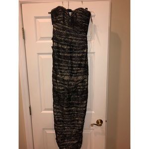 Vicky Tiel ruffle gown