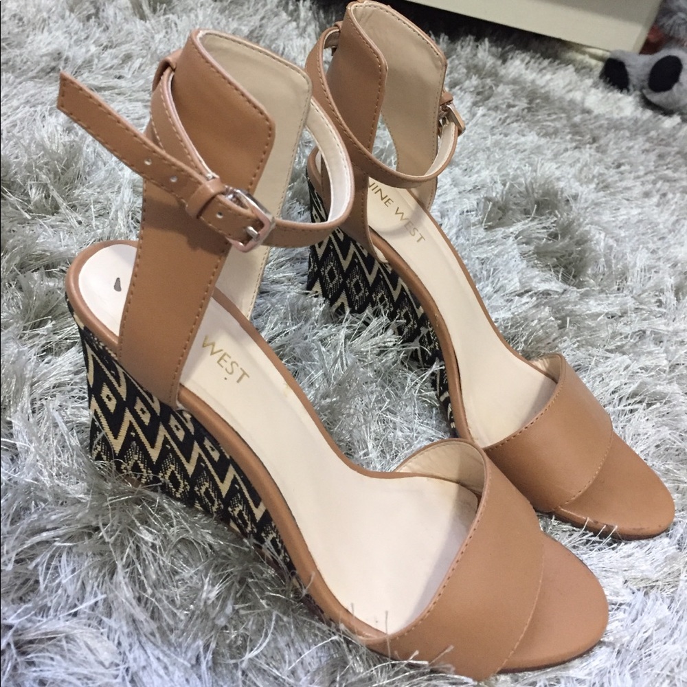 Nine West Wedge Sandals - Picture 2 of 3