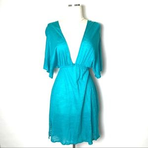 Vitamin a Paradise Plunge Tunic Swimsuit Cover Up