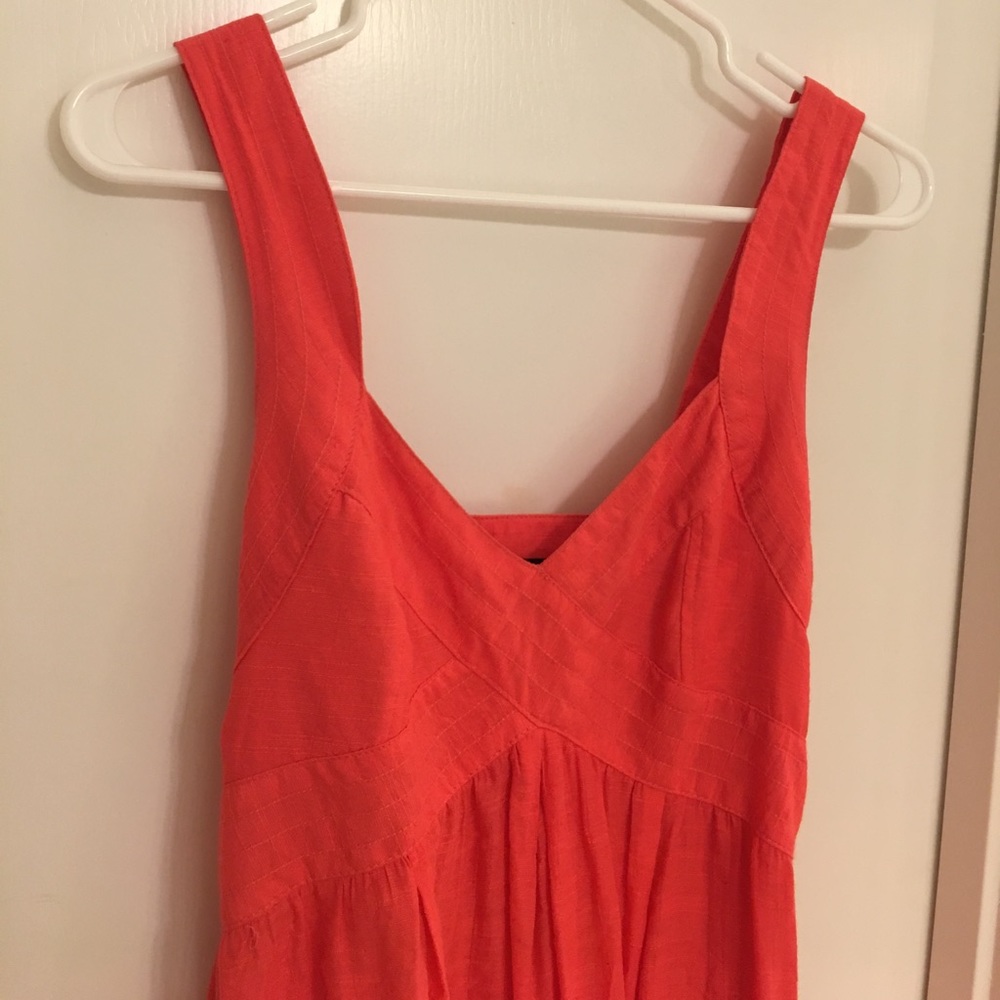 Coral dress