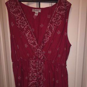 Bandana look sleeveless top