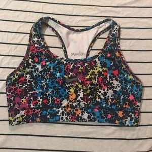 Nike Pro colorful sports bra