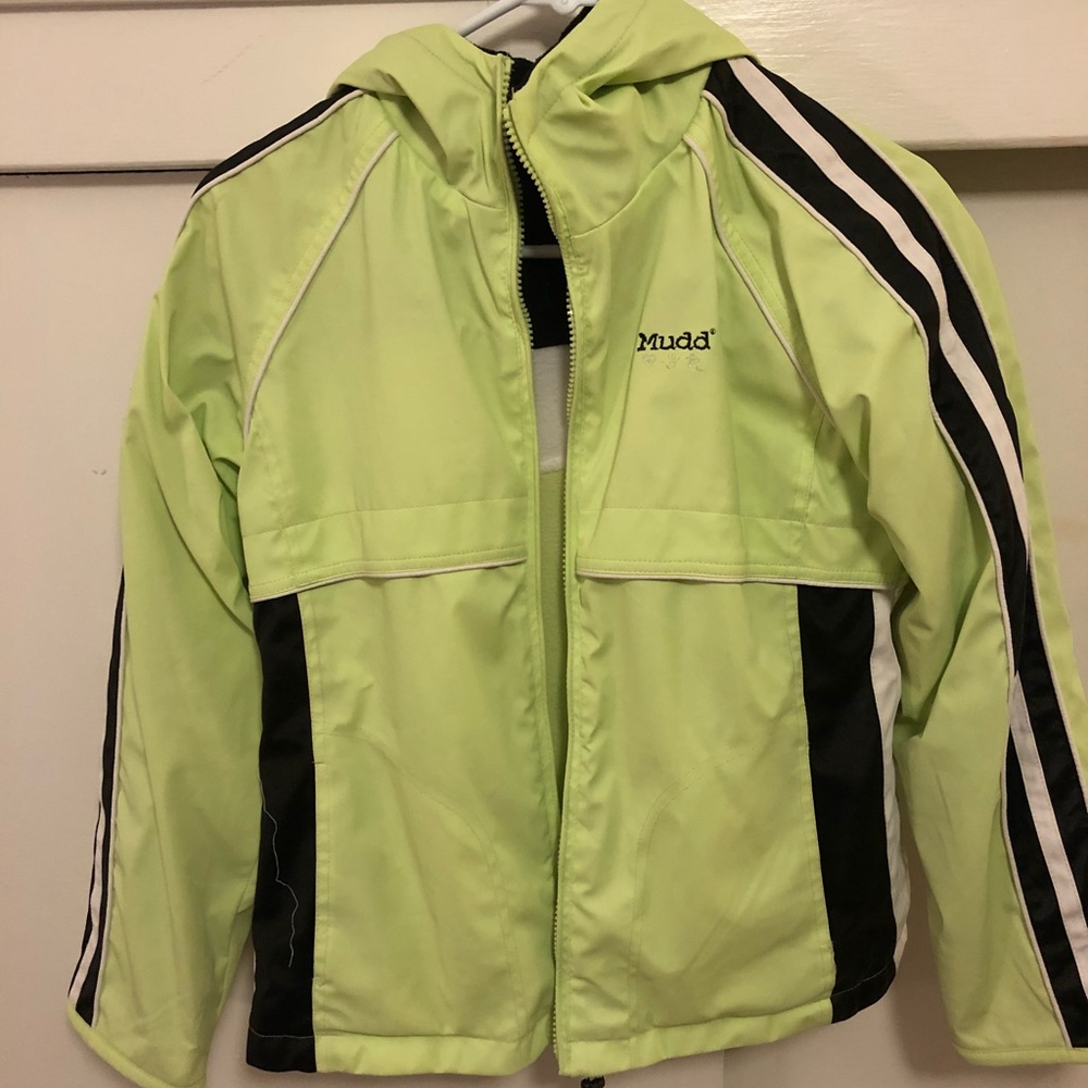 Hooded all weather jacket
