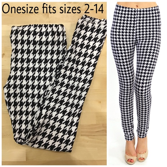 the legging shoppe Pants - 🆕 Houndstooth leggings