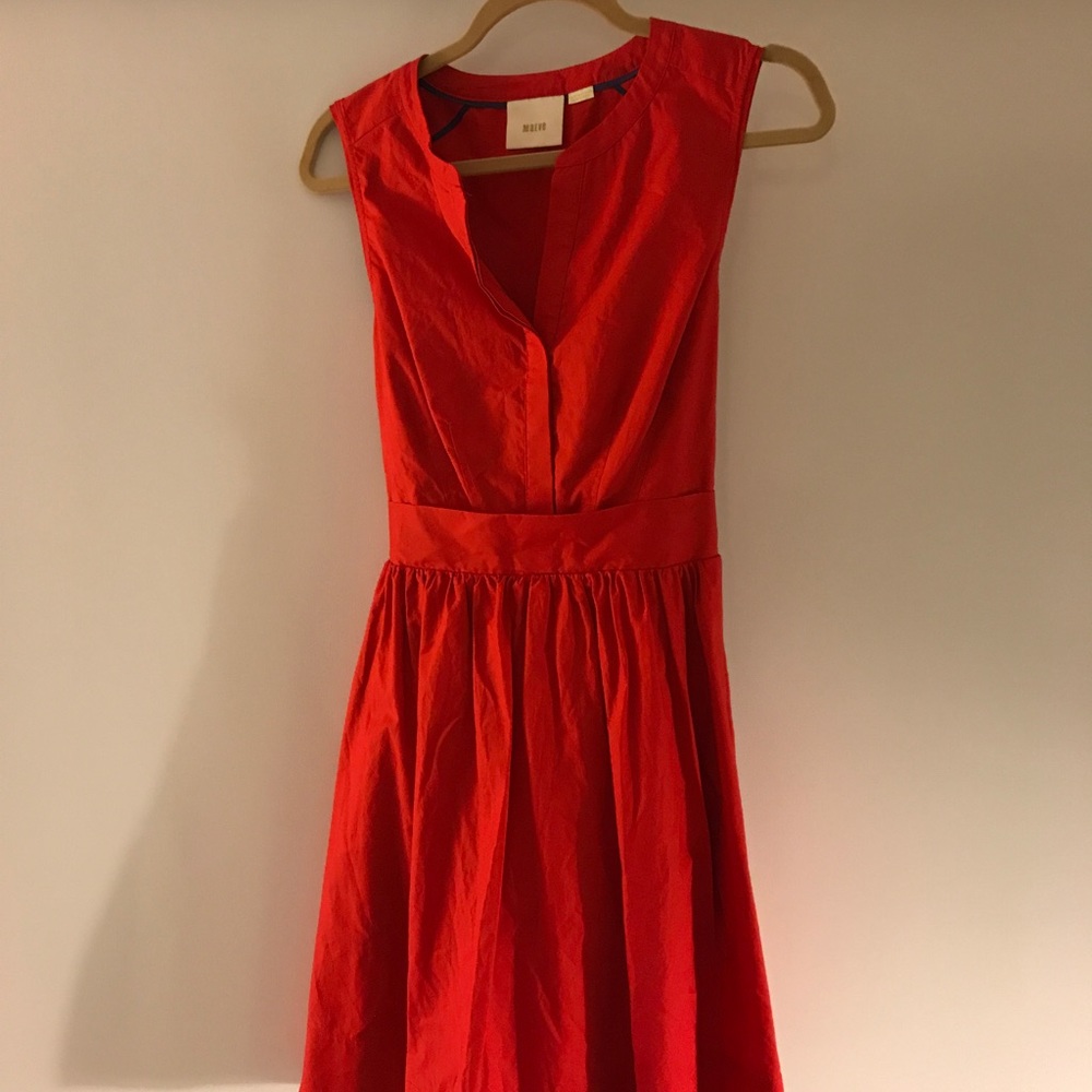 Classic Red Maeve Dress