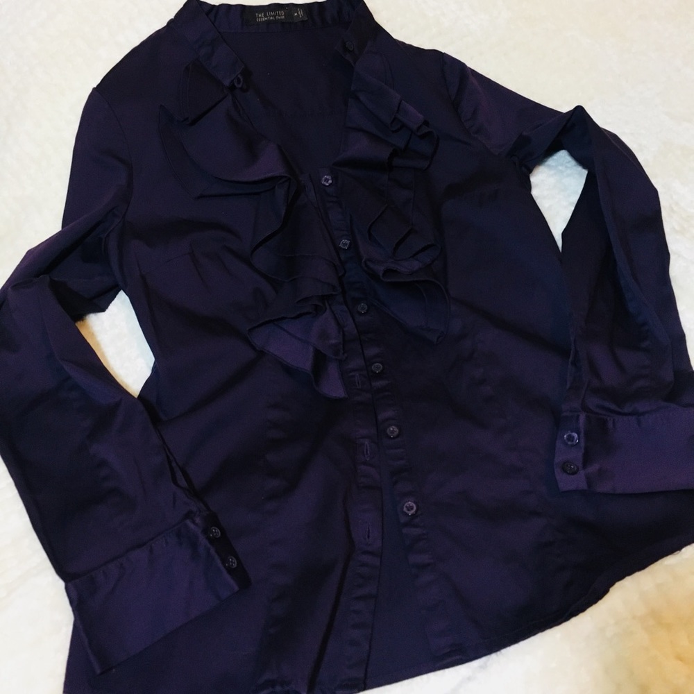 The Limited Long Sleeved Purple, Essential Shirt
