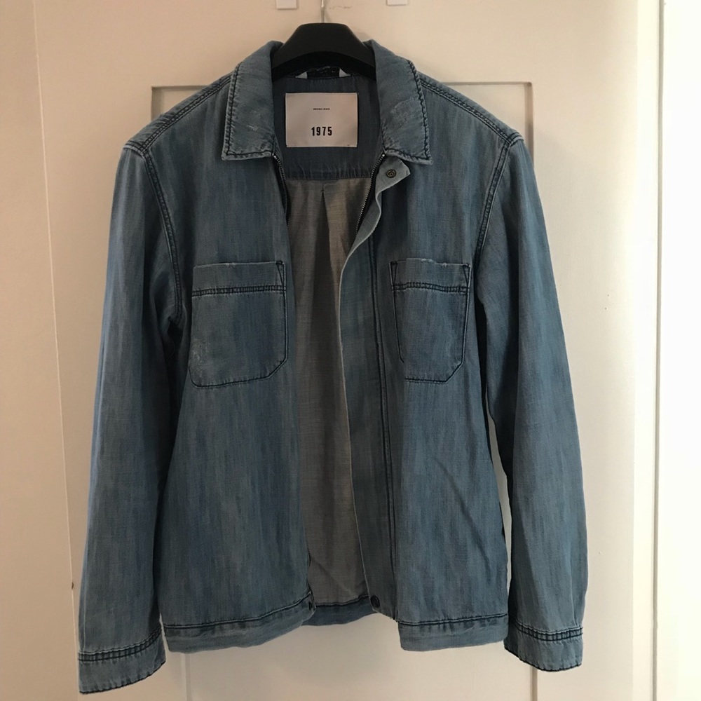 ZARA Men’s denim jean shirt jacket