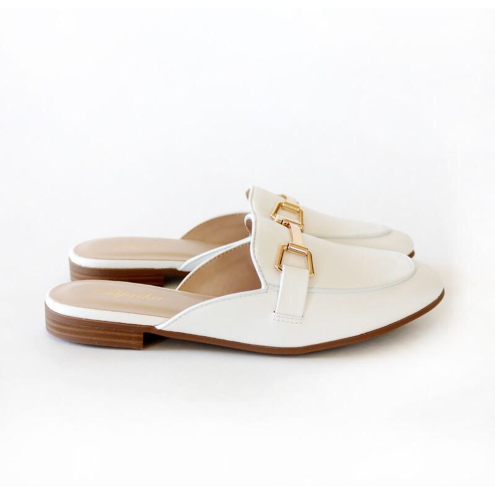 garson-white loafer mule - Picture 3 of 6