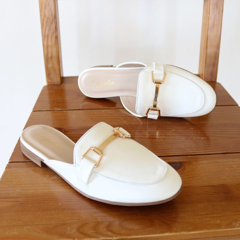 garson-white loafer mule - Picture 6 of 6