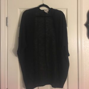 Black cardigan