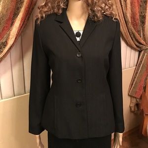 Black blazer with pin stripes Black blazer with pin stripes