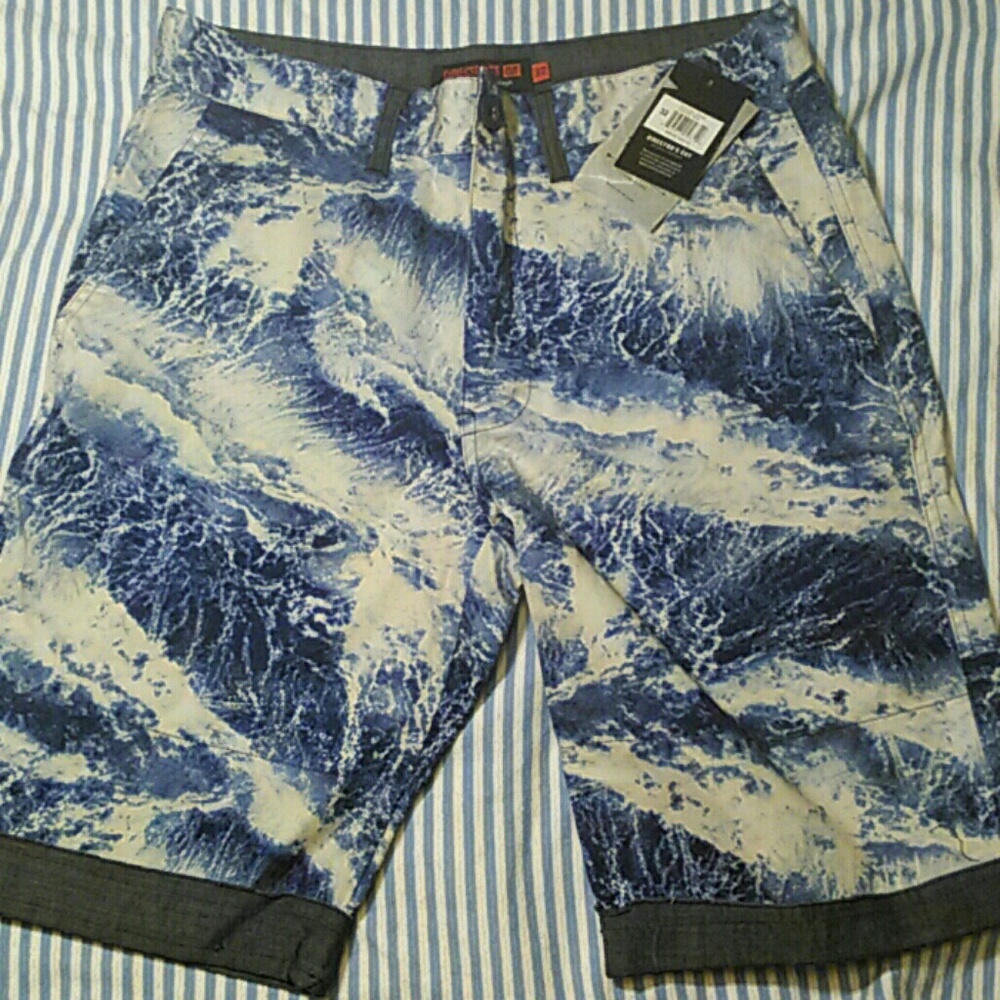 🌊BLUE ACID WASH!!! Shorts🌊