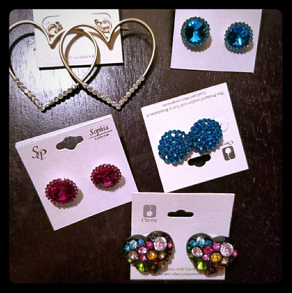 5 NWT earrings