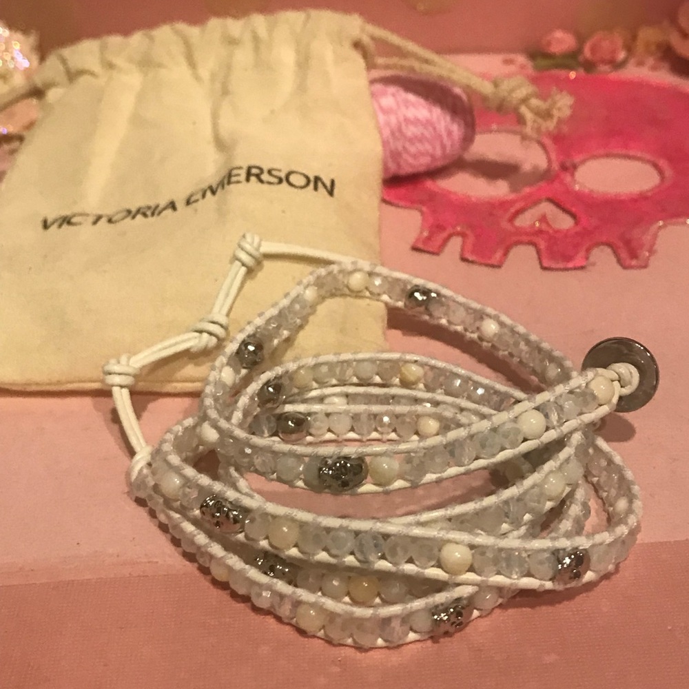 Victoria Emerson Skull Wrap Bracelet