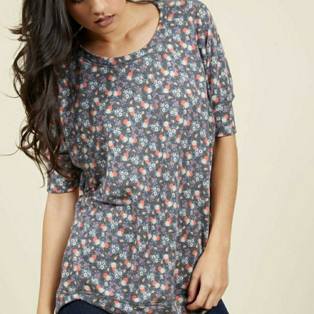 *SOLD*Modcloth Best in botanical top