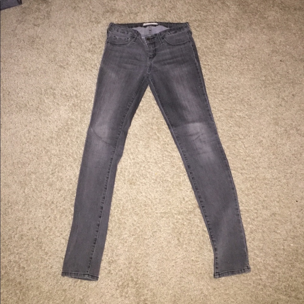 Bullhead Gray Skinny Jeans