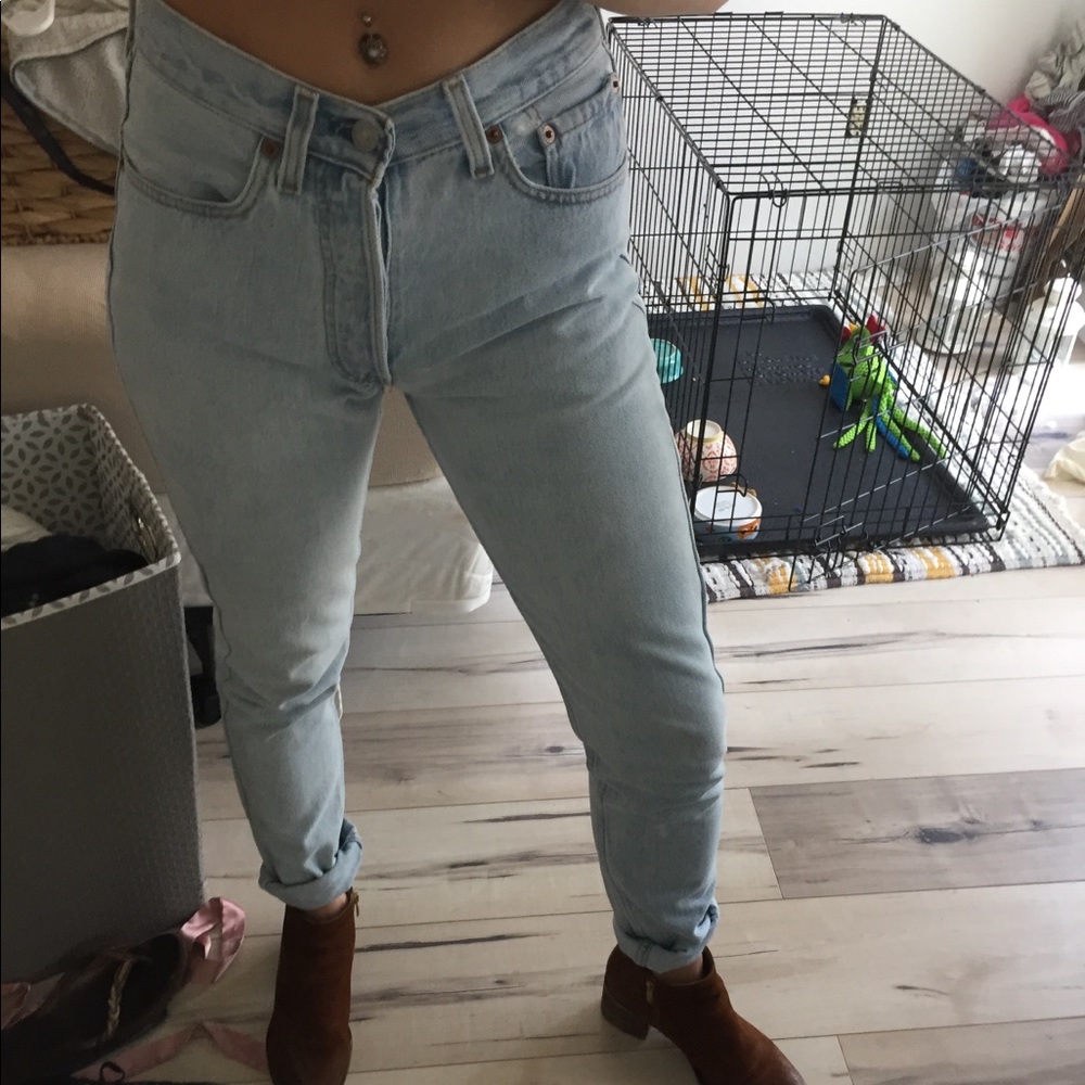 Vintage, high waisted Levi jeans