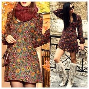 Zara Beautiful Floral Print Dress