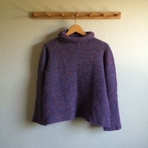 Eileen Fisher Purple Turtleneck Sweater