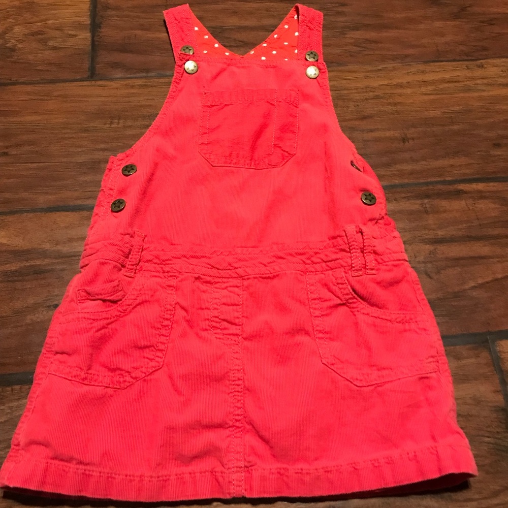 Cute toddler overall dress