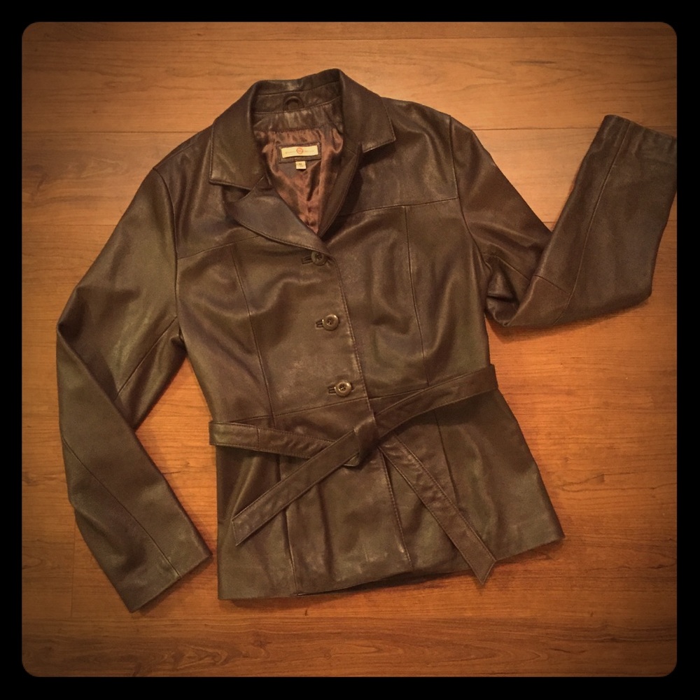NWOT WILSONS LEATHER sz M LEATHER jacket /coat