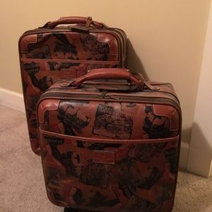 Patricia Nash NWOT Italian Leather Luggage