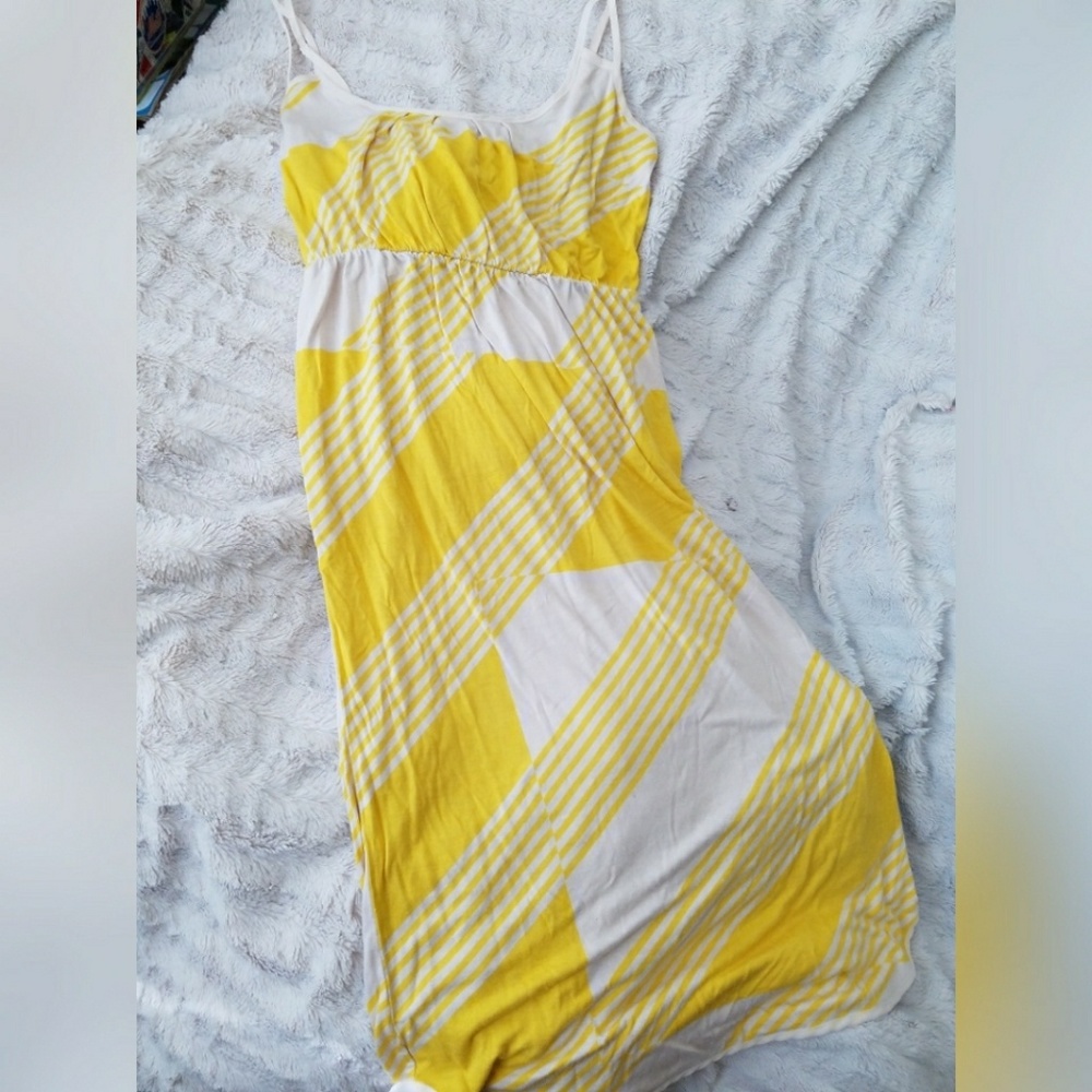 Urban Outfitters Soft Cotton Yellow  Dress