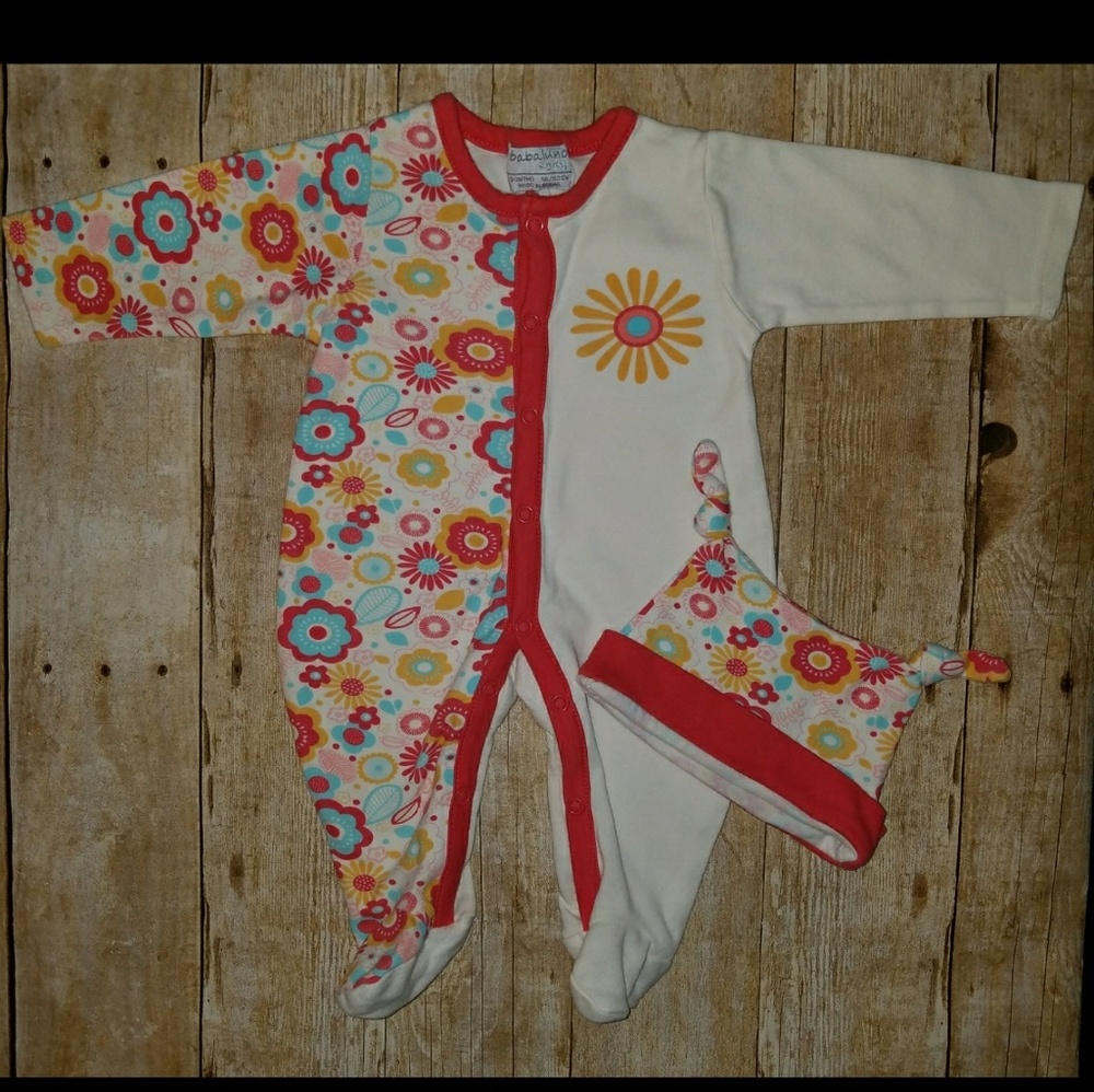 Babaluno Romper with Matching Hat