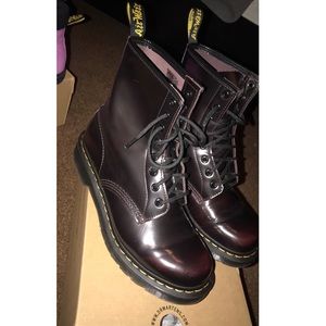 Cherry red Arcadia doc martens