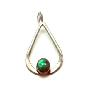 Sterling Silver Open Teardrop Pendant Sterling Silver Open Teardrop Pendant