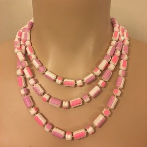 Vintage Kitsch Retro Celluloid Candy Bead Necklace Vintage Kitsch Retro Celluloid Candy Bead Necklace