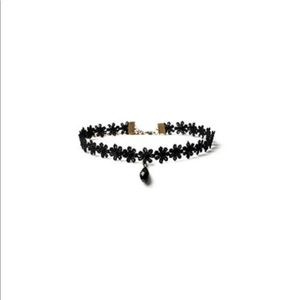 Flower Chocker Black Necklace Flower Chocker Black Necklace