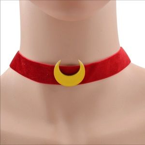 Sailor moon Chocker Necklace red Sailor moon Chocker Necklace red