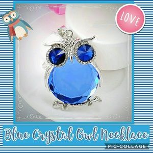 NWT Blue Owl Crystal Pendant Necklace💙 NWT Blue Owl Crystal Pendant Necklace💙