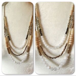 Lane Bryant 3 Tier Bead Necklace Lane Bryant 3 Tier Bead Necklace