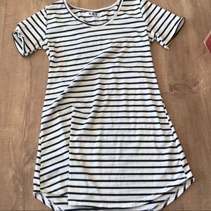 Striped T-Shirt Dress Striped T-Shirt Dress