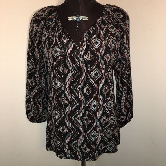 Greylin Tops - < Host Pick > GREYLIN NWT 100% SILK PEASANT BLOUSE