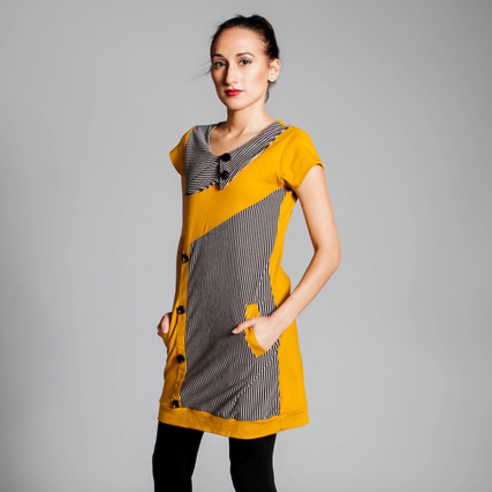 Cool Geo Shift Dress