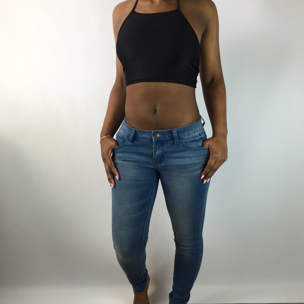 Stretchy Light Blue Jeans