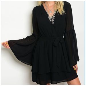 Black Long Bell sleeve Dress Black Long Bell sleeve Dress