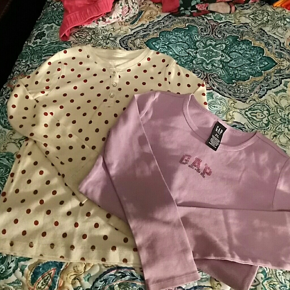 Girls long sleeved shirts 6-6x